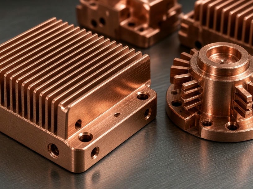 Precision Copper CNC Machining & Fabrication Services | PartsMake